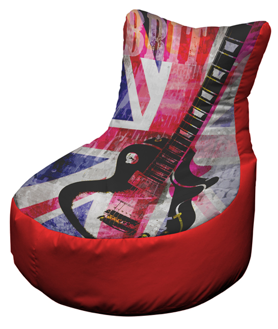 Brit Guitar Red OFFICIAL AND LICENSED MERCHANDISE