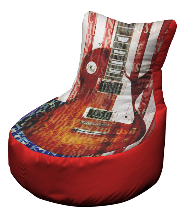 USA guitar red OFFICAL AND LICENSED MERCHANDISE