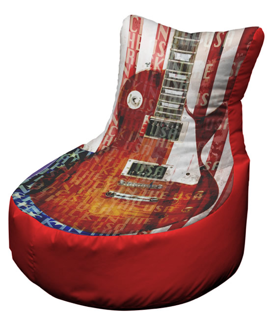 USA Guitar Red